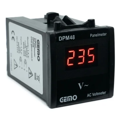 Dpm48-vac500 - Panel Tipi Dijital AC Voltmetre
