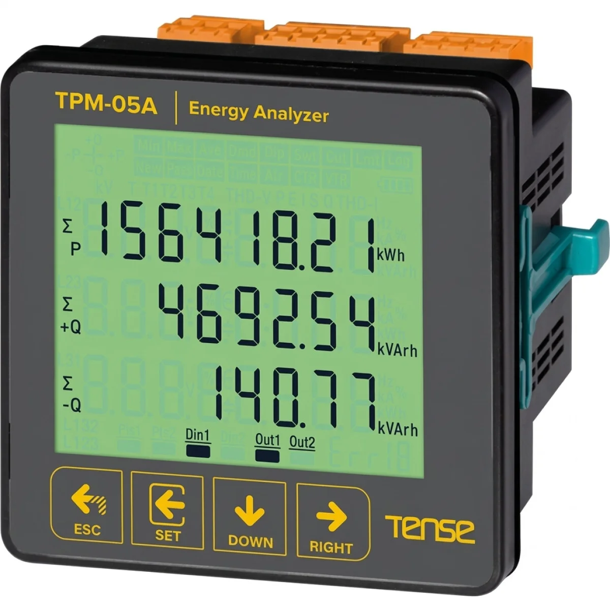 Haberleşmeli, 71.5×61.5 Cam Lcd Ekranlı Enerji Analizörü - Olimpiyat Otomasyon