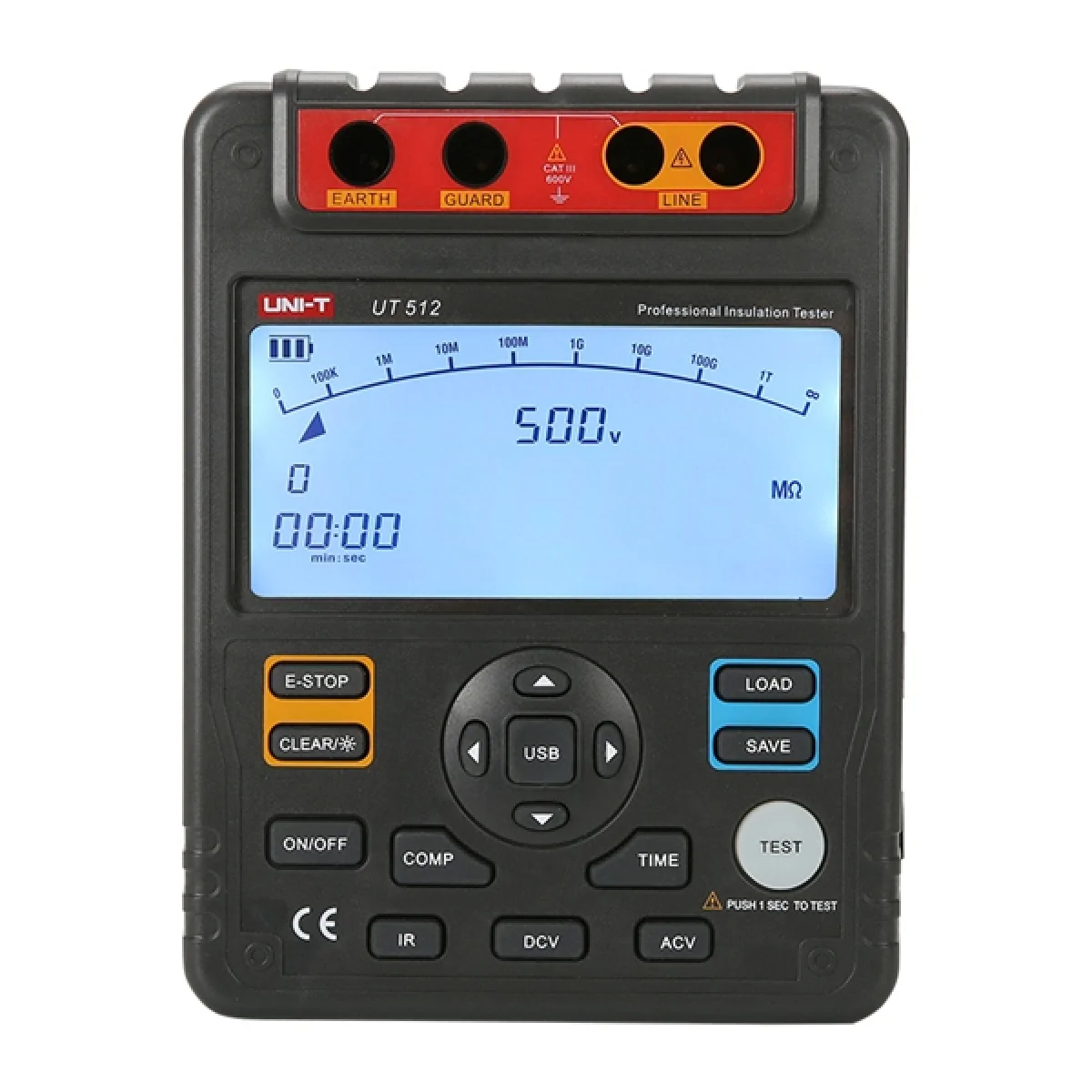 UNI-T UT512 2500V Yalıtım Direnci Test Cihazı - Olimpiyat Otomasyon