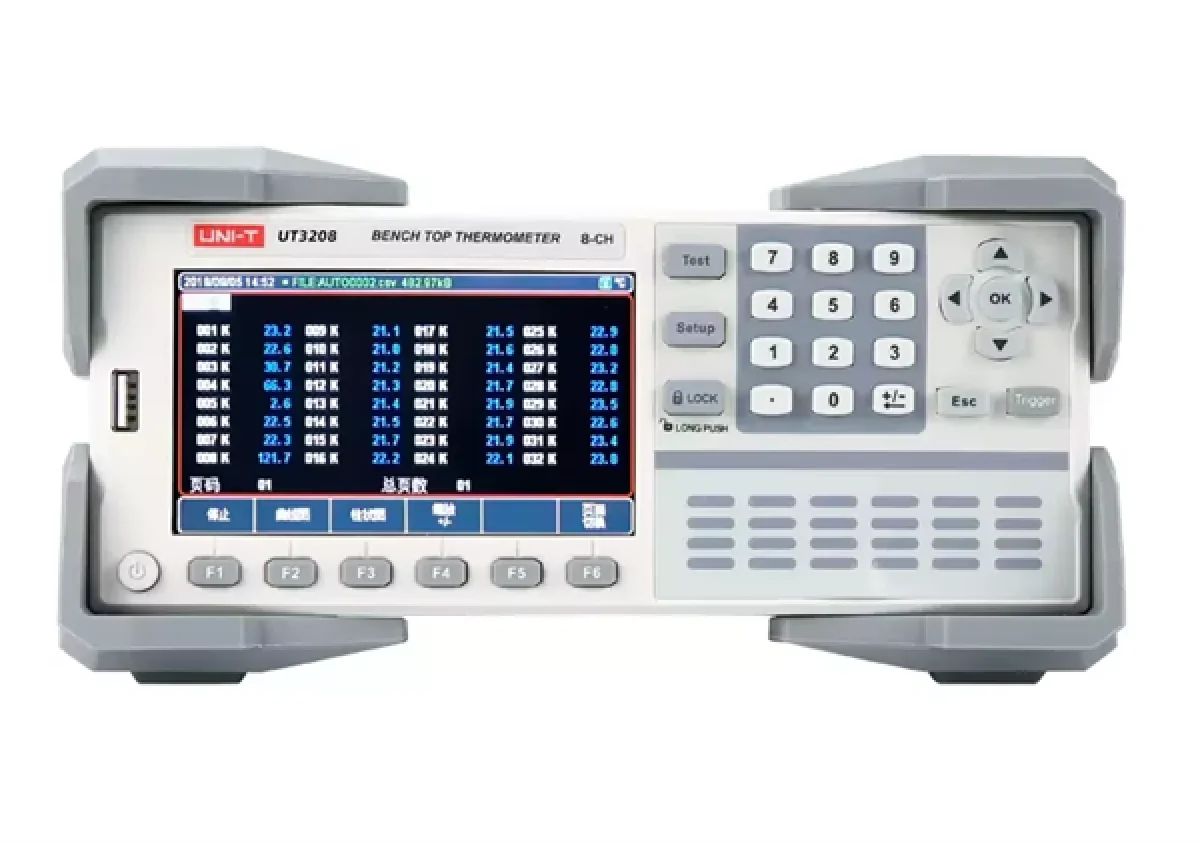UNI-T UT3208+ 8 Kanal Sıcaklık Kaydedici - Olimpiyat Otomasyon