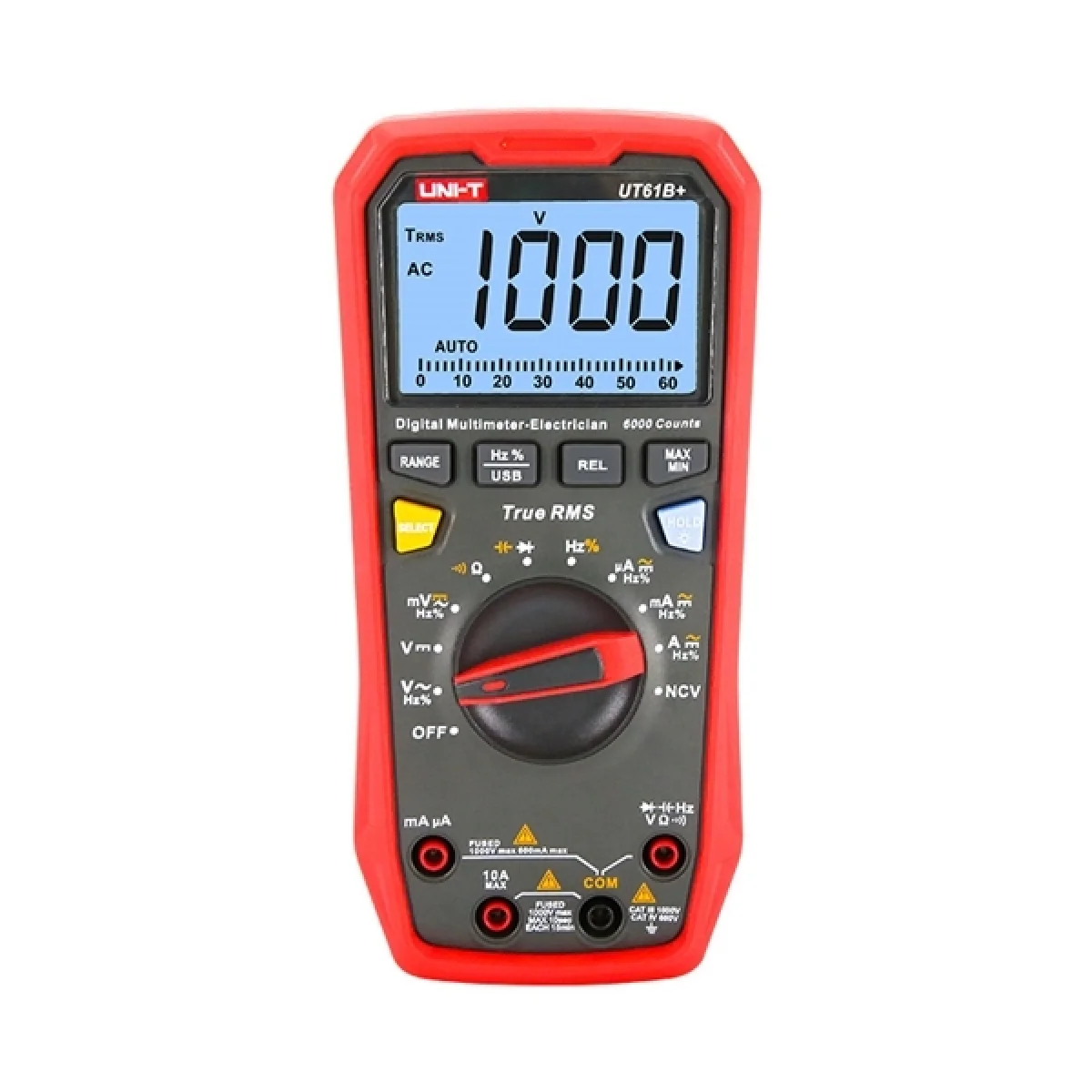 UNI-T UT61B+ 1000V True RMS Dijital Multimetre - Olimpiyat Otomasyon