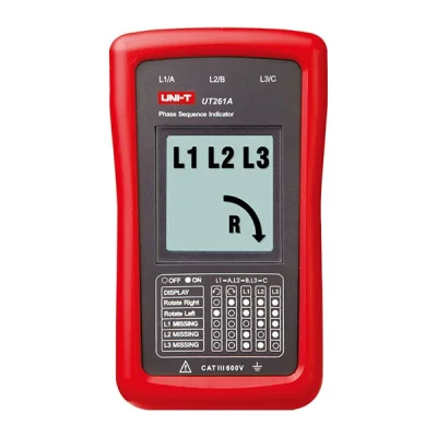 UNI-T UT261A Faz Sırası ve Motor Dönüş Göstergesi