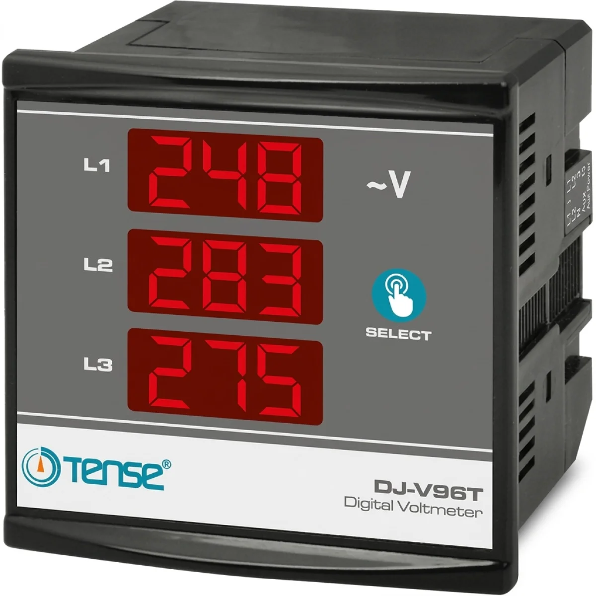 3×3 Hane LED Display Ekranlı Voltmetre - Olimpiyat Otomasyon