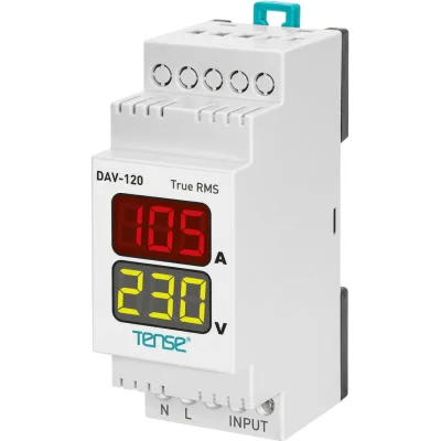 2×3 Hane LED Display Ekranlı Direct Ampermetre ve Voltmetre